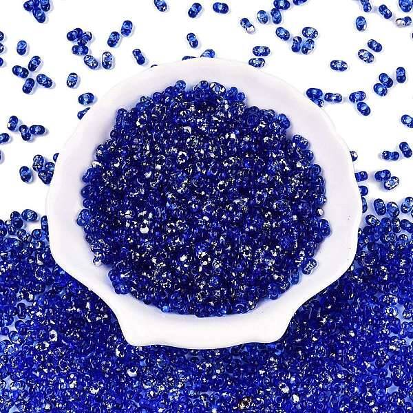 Picasso Spray Painted Glass Seed Beads