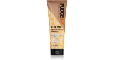 Fudge All Blonde Colour Boost Revitalising Shampoo To Brighten Dull Hair For Blonde Hair 250ml