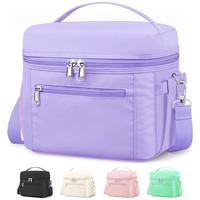 Lunch Bag Women, Lightweight Insulated Lunch Bag, Leakproof Cooler Bag with Adjustable Shoulder Strap, Reusable Waterproof Lu...