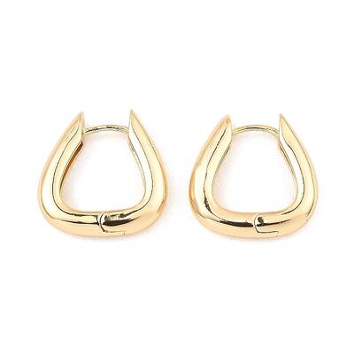 Brass Hoop Earrings