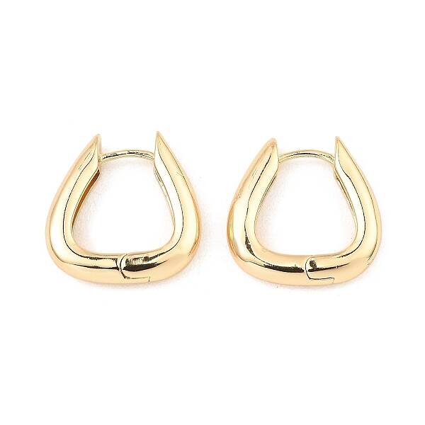 Brass Hoop Earrings