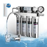Vortopt Model U1 stainless steel ultrafiltration water purifier, 5-stage water filtration system, reduce heavy metals,bad tas...