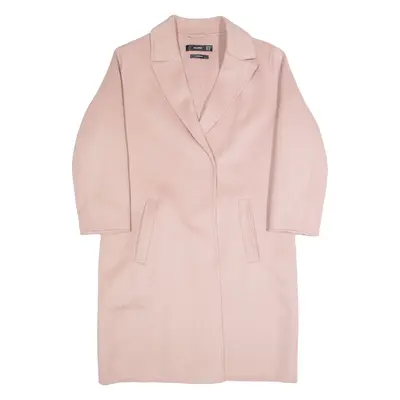 HALLHUBER Womens Overcoat Coat Pink UK 10
