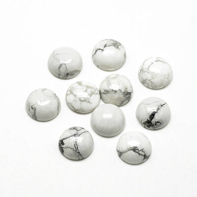 Natural Howlite Cabochons