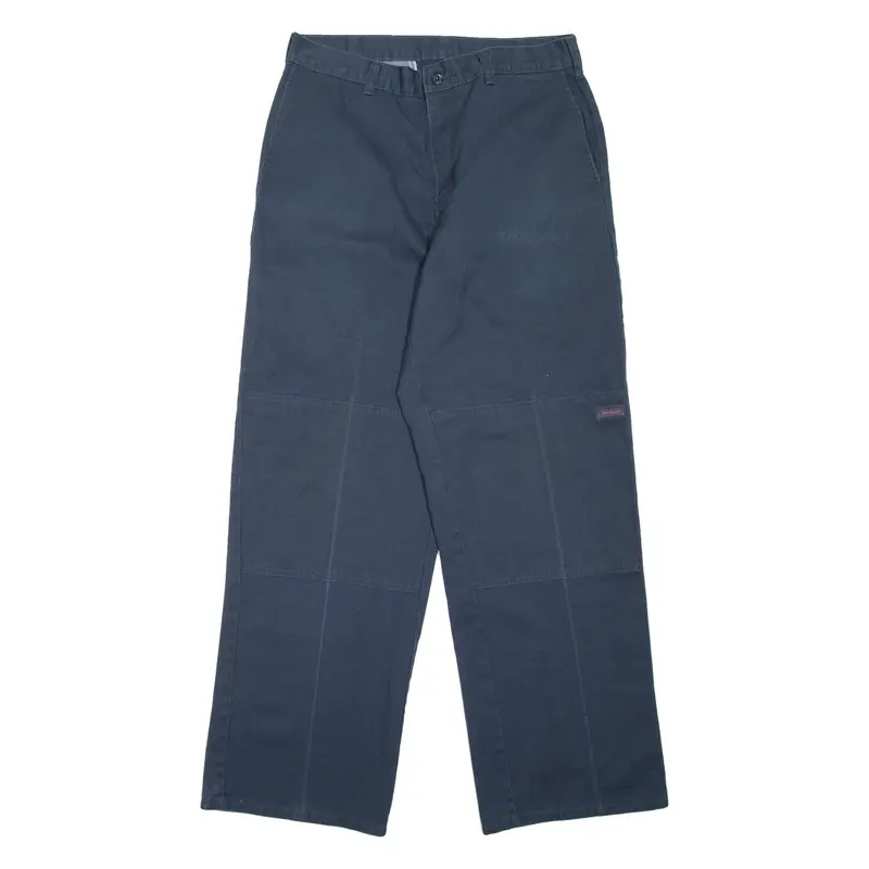 DICKIES Workwear Mens Trousers Blue Loose Straight W32 L32