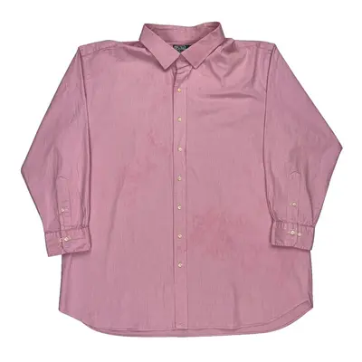 Regent Classic Fit Polo By Ralph Lauren Shirt - 4XL Pink Cotton | Size: xxxx-large