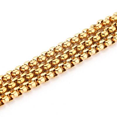 Ion Plating(IP) 304 Stainless Steel Box Chains
