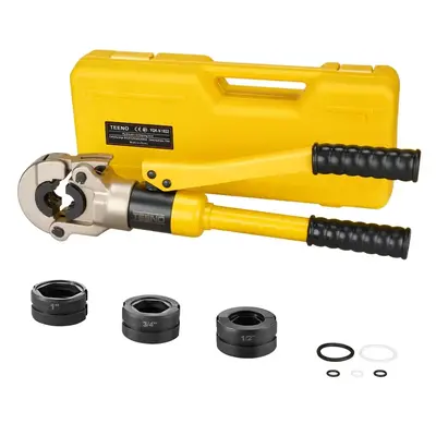 TEENO Hydraulic Copper Tube Crimping Tool,Copper Pipe Fittings Crimping and Plumbing Tool with Crimping Dies Jaw 1/2\