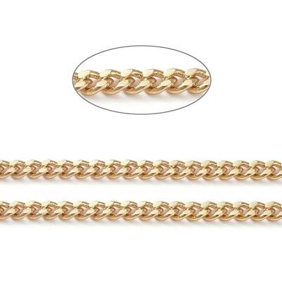 3.28 Feet Brass Curb Chains
