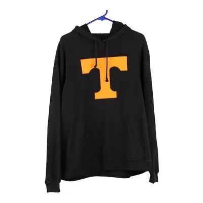 Adidas Hoodie - Medium Black Cotton Blend