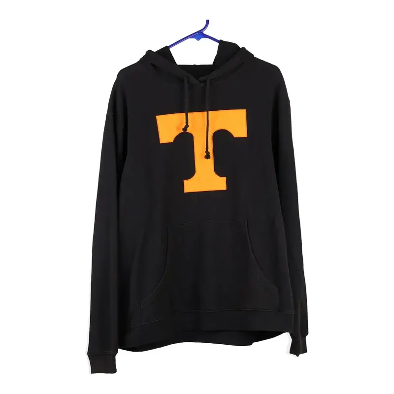 Adidas Hoodie - Medium Black Cotton Blend
