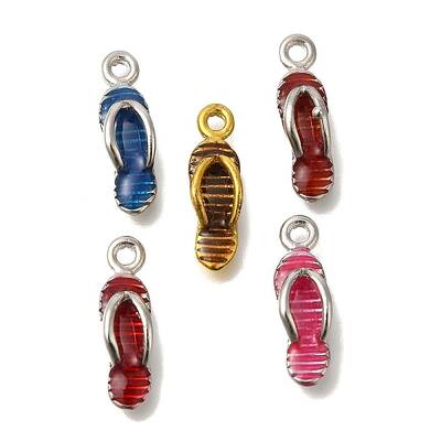 Brass Enamel Pendants