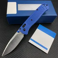 Outdoor 535 Bugout EDC Manual Open Folding Knife Nylon Fiber Handle Used for Daily Carrying and Camping Fishing Knives