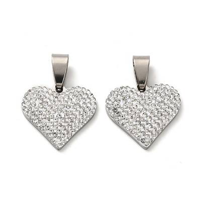 201 Stainless Steel Clay Pendants