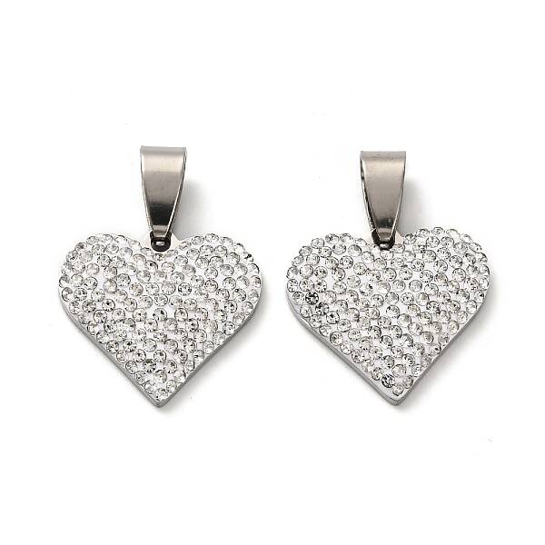 201 Stainless Steel Clay Pendants