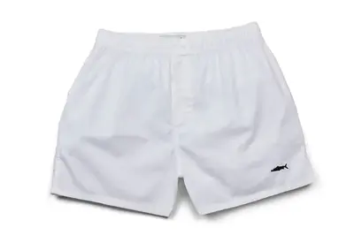 White Cotton Boxer Shorts | Size: L | Colour: White