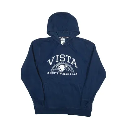ADIDAS 2019 Visa Mountain Bike USA Hoodie Blue Pullover Mens M