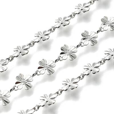 304 Stainless Steel Flower Link Chains