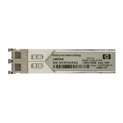 HP J4859-61101 | ProCurve X121 1Gb/s 1000Base-LX Single-Mode Fibre 1310nm 3km Duplex LC Connector SFP (mini-GBIC) Transceiver...
