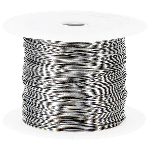 Beebeecraft 100M Necklace Wire 304 Stainless Steel Beading Wire for Jewellery Bracelet Making (0.45mm)