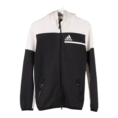 Age 13-14 Adidas Hoodie - Large Block Colour Cotton