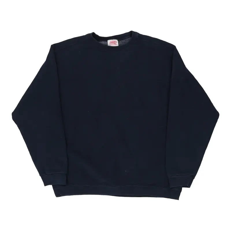 Bvd Sweatshirt - XL Navy Cotton Blend
