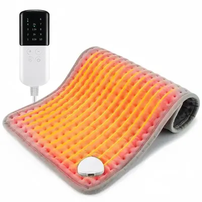 Electric Heating Pad, 10-Temperature Control Multifunctional Constant Temperature Heating Blanket, Household Physiotherapy He...