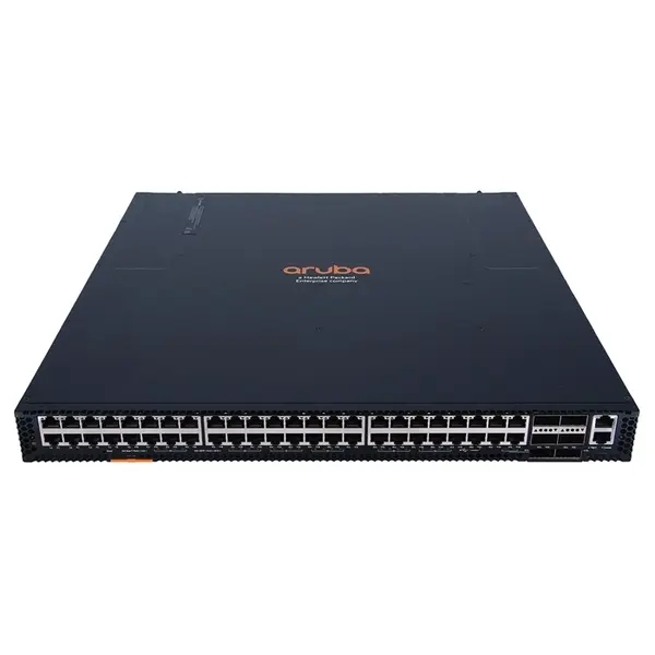 HP JL581AR#ABG | Aruba Networking CX 8320 Series 8320-48p 48 x 10GBase‑T RJ-45 and 6 x 40GbE QSFP+ Ports with X472 2-post R...