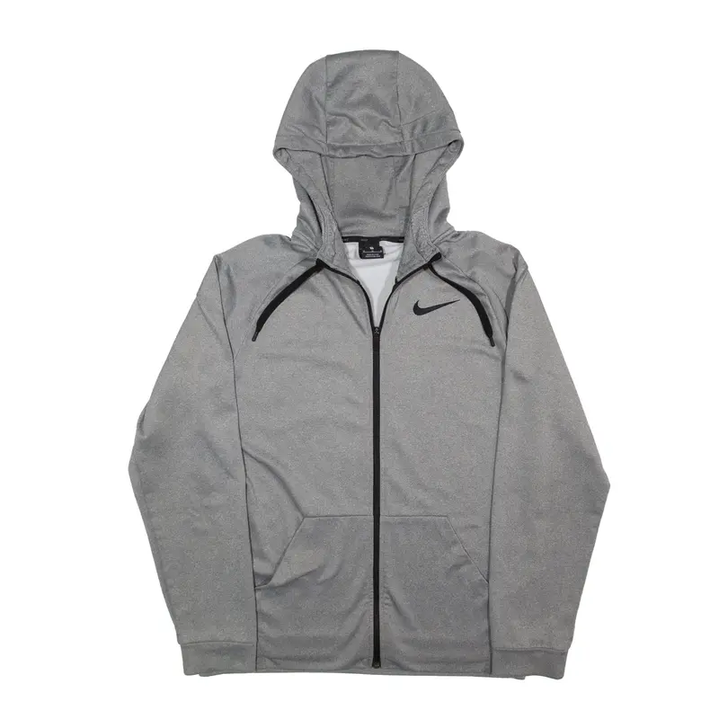 NIKE Hoodie Grey Full Zip Mens M