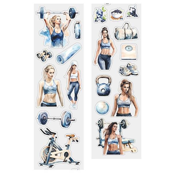Independent Living Themes Label Paster Picture Stickers