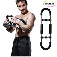 BIGWET Twister Arm Trainer 60-130LBS Adjustable Spring Strength Training Bar for Forearms Triceps & Adductors Portable Home F...