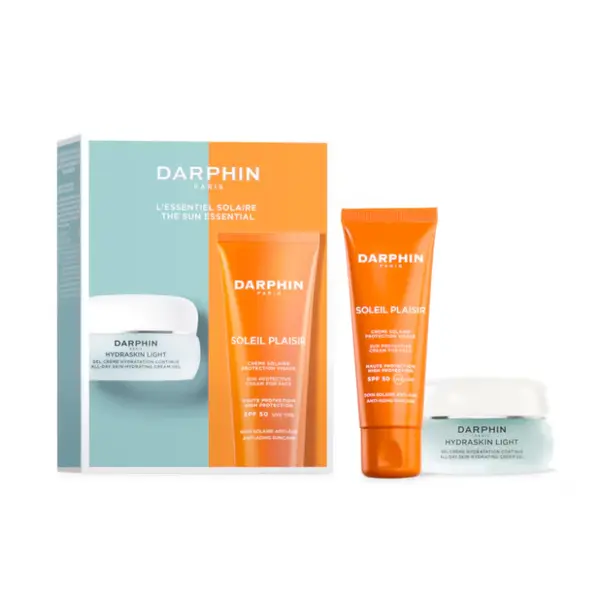 Darphin Pharmaset L'Essentiel Solare - HydraSkin Light Gel Continuous Hydration Cream 30ml + Soleil Plaisir Sunscreen Face Pr...