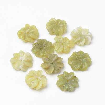 Natural Butter Jade Beads