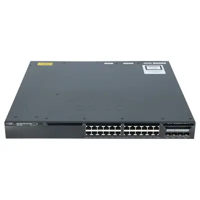 Cisco WS-C3650-24PS-L | Catalyst 3650 Series 3650-24PS 24 x RJ-45 Ports PoE+ 10/100/1000Base-T + 4 x SFP Ports Layer 3 Manage...