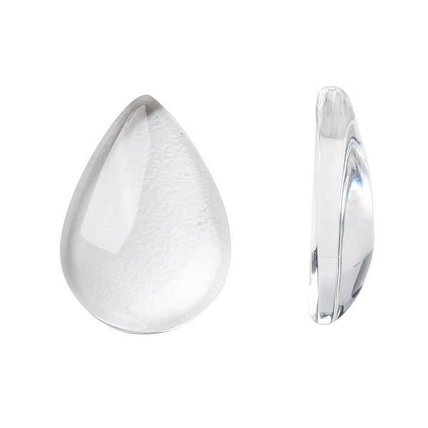 Transparent teardrop
