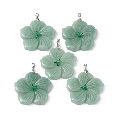 Natural Green Aventurine Big Pendants
