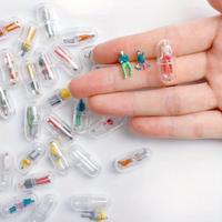 Random Color Mini Capsule Figurine, 30/60pcs Cute Miniature Figurine, Micro Scene Character Model, Perfect for Micro Landscap...