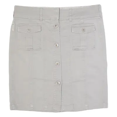 ARMANI JEANS Womens Straight Skirt Grey Short M