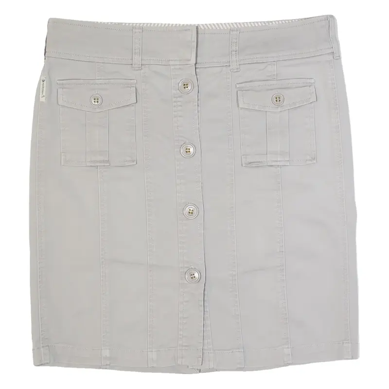 ARMANI JEANS Womens Straight Skirt Grey Short M