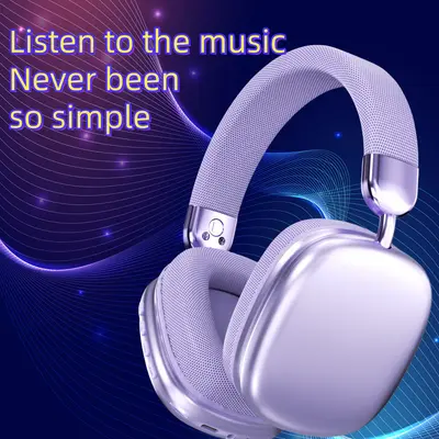 YANUQIA Bluetooth Head-Over-Ear Wireless Headset with 400mAh Battery Hi-Fi Stereo Foldable Lightweight Design for Home Office...