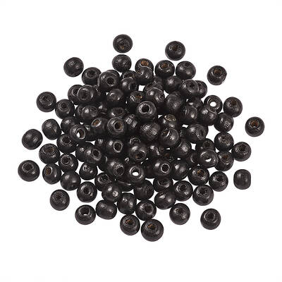 Dyed Natural Wood Beads