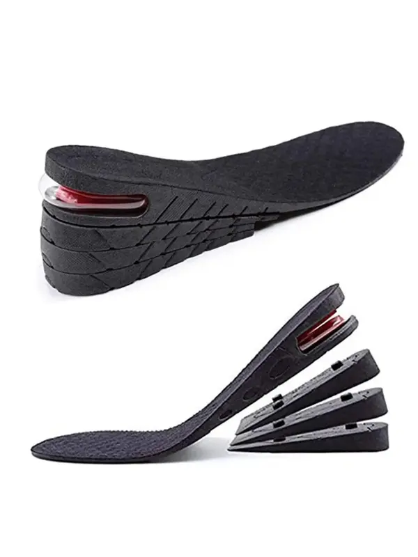 4 Layer Heightening Insoles with Air Cushion, 1 Pair Simple Adjustable Heightening Insoles, Shoe Insoles for Women & Men, Sho...