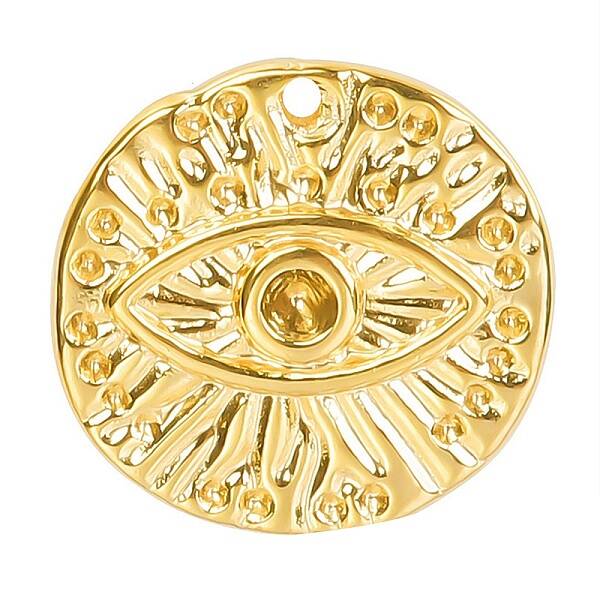 304 Stainless Steel Pendant Rhinestones Setting