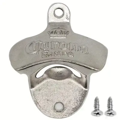 Vintage Wall Mounted Bottle Opener, 1 Count Metal Bottle Opener with Screw, Bottle Opener for Home Kitchen Restaurant
