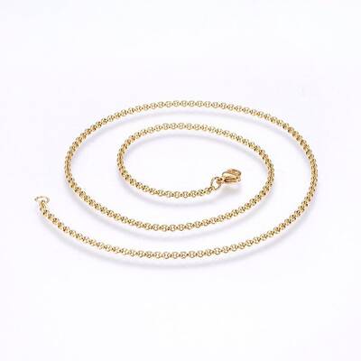 304 Stainless Steel Cable Chain Necklaces