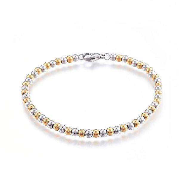 304 Stainless Steel Beaded Bracelets