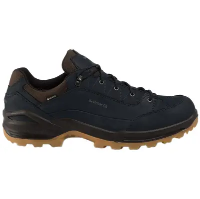 Lowa Renegade GTX Lo Nubuck Men's Lace Up Shoes - Navy Honey - Size:US 9 Men