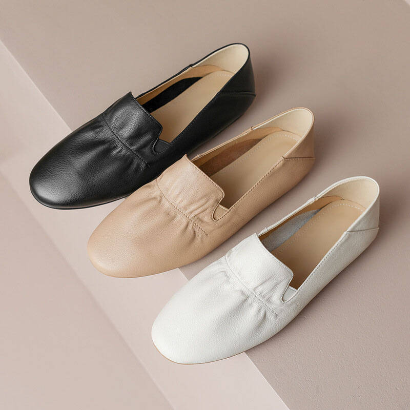 CHIKO Itsel Round Toe Block Heels Loafers Shoes
