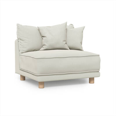 Oslo Sectional Armless Piece (Vanilla)