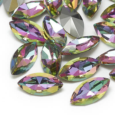 DIY Pointed Back K9 Glass Rhinestone Cabochons